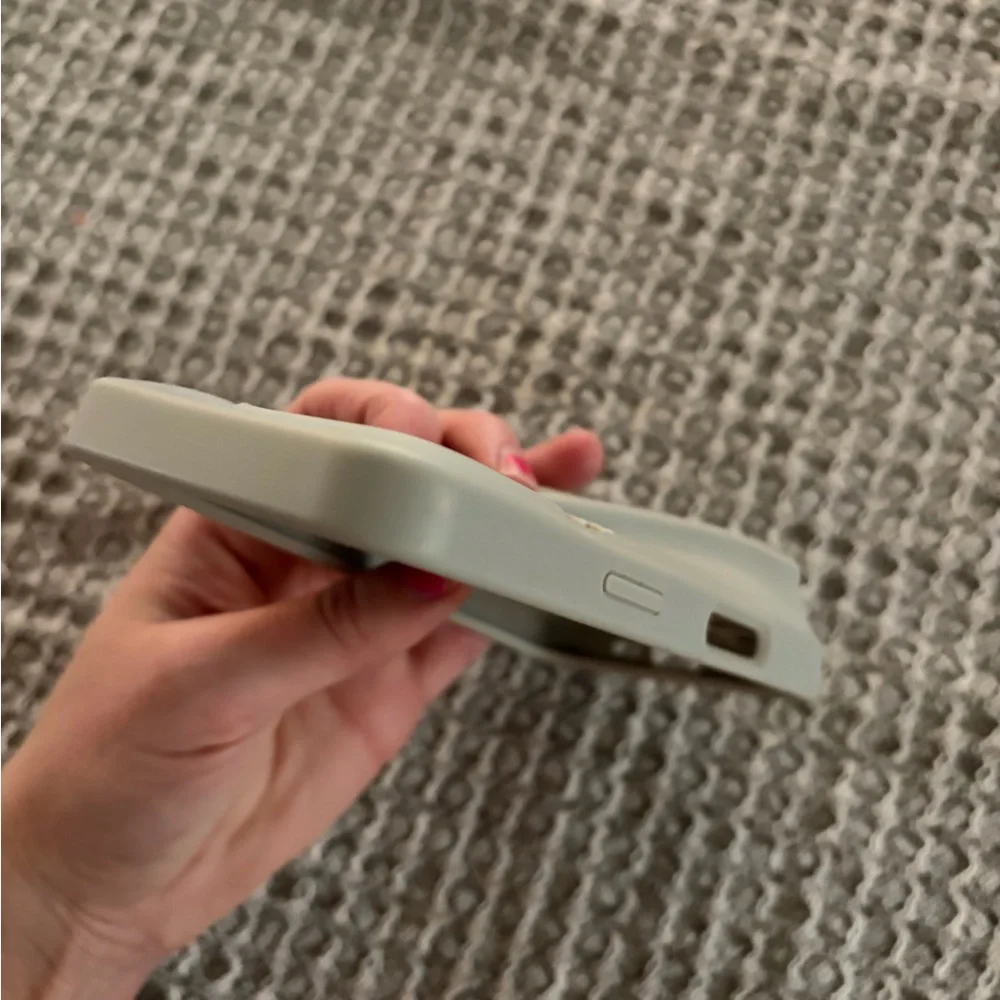 RHODE Silicone Phone Case with Grip Strap - Light Gray